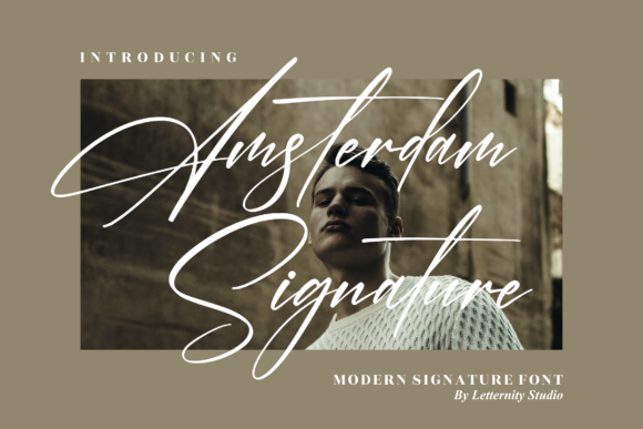 Amsterdam Signature: A Handwritten Font with a Romantic Edge