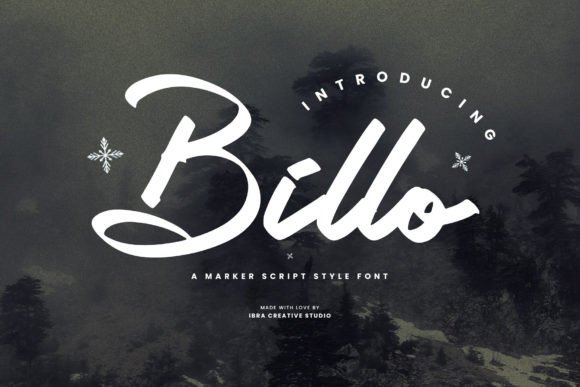 Billo: A Marker Script Font with Casual Charm