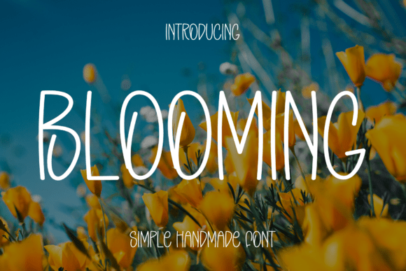 Blooming: A Script Font for Modern Elegance