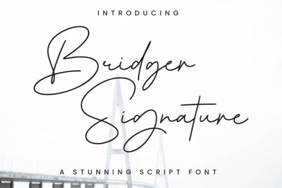Bridger Signature: Your Go-To Handwritten Script Font