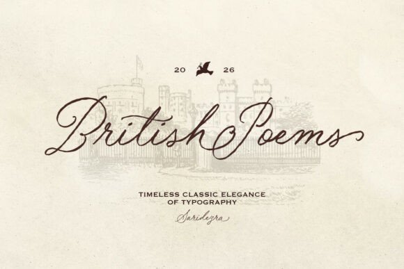 British Poems: A Handwritten Font with Timeless Charm