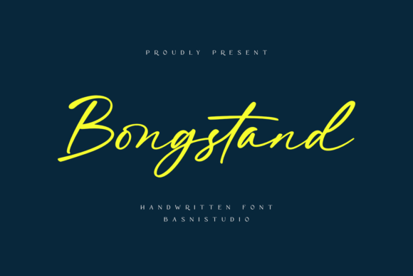 Command the Canvas with Bongstand: A Bold Script Typeface