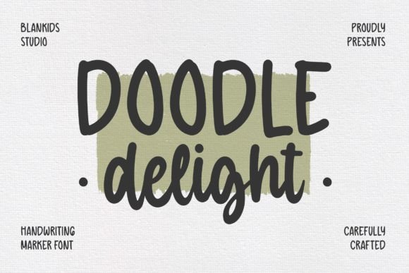 Doodle Delight: The Whimsical Marker Font for Artisan Brands