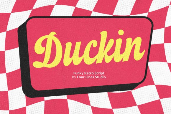 Duckin: A Bold Retro Script for Modern Creatives