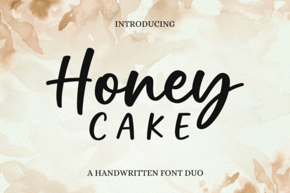 Honey Cake: A Handwritten Font for Warm Branding