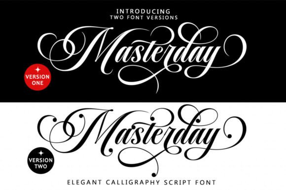 Masterday: A Script Font for Elegant Branding