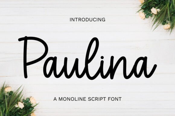 Paulina: A Script Font of Elegant Balance