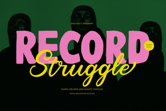Record Struggle: The Font Duo for Bold, Retro-Inspired Design