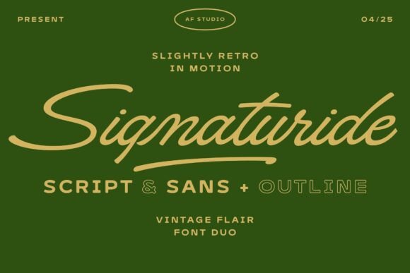Signaturide: Blending Mid-Century Motion with Modern Branding