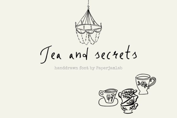 Tea and Secrets: The Whimsical Script Font for Authentic Storytelling