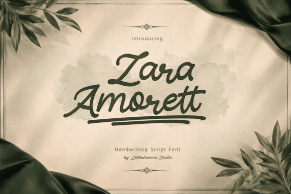 Zara Amorett: The Handwritten Script with a Modern Edge